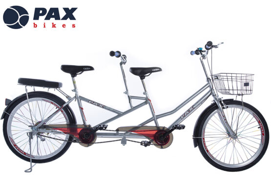 xe đạp đôi pax 8s màu bạc